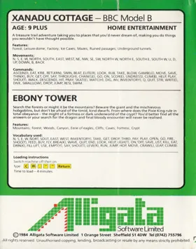 Ebony Tower (19xx)(Alligata)[h TSTH] box cover back